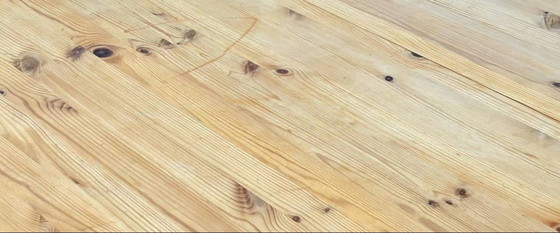 Image 1 of Mesa de comedor extensible fabricada en pino macizo por Dyrlund Denmark, década de 1980.