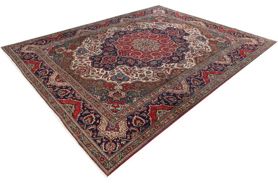 Image 1 of Tappeto persiano Tabriz Siginert 3,80 x 3,02 Tappeto orientale pregiato n. 24641