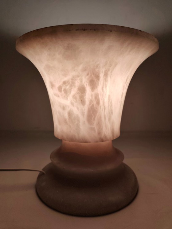 Image 1 of Marble table lamp. Spain, 1960s.
