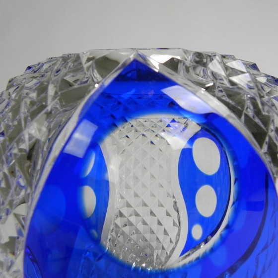 Image 1 of VSL Val Saint Lambert vase by Xavier Crespo, signed number 136-180