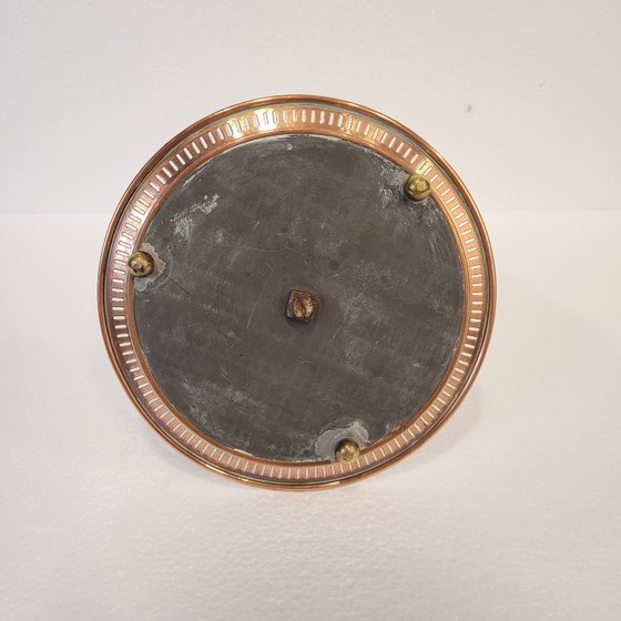 Image 1 of Servitrice muta o étagère, bronzo e porcellana, anni '50 - Francia