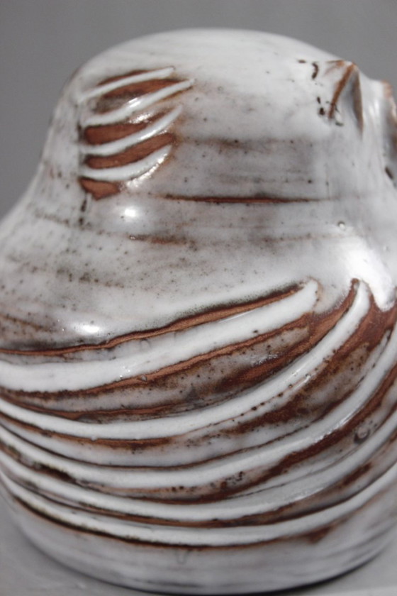 Image 1 of Robert Meynard in Avignon – Keramik-Eulenskulptur, um 1960