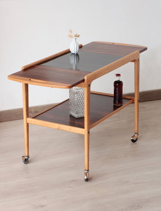 Image 1 of Desserte scandinave vintage en palissandre – Yngve Ekström