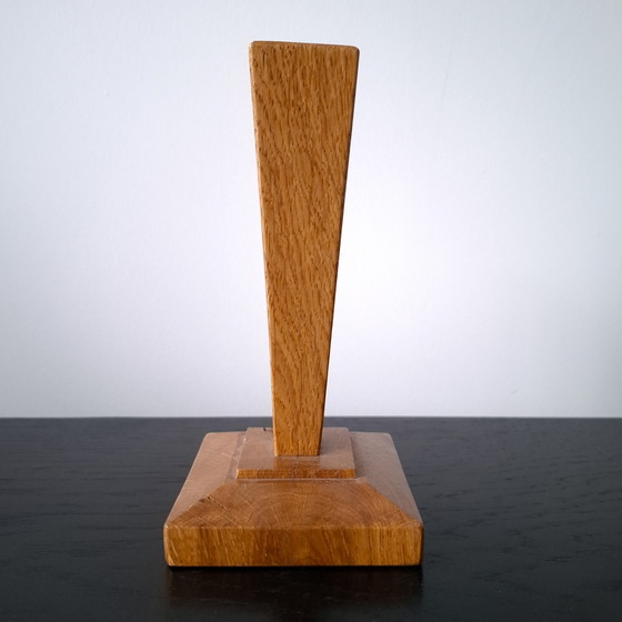 Image 1 of Chandelier Art Déco vintage en chêne, années 1920/1930