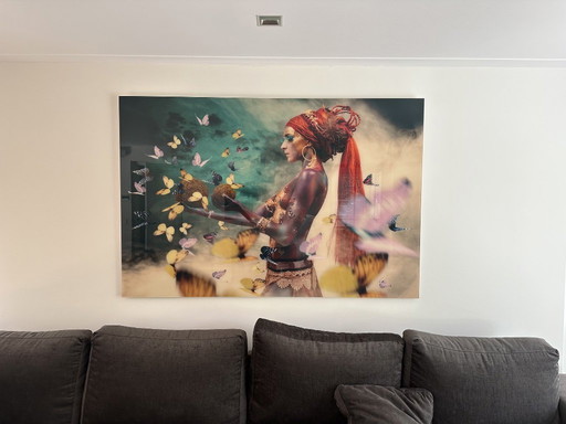 La donna con le farfalle III