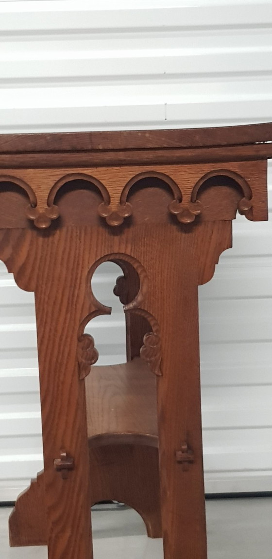 Image 1 of Mesa auxiliar de roble