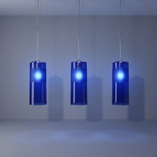 Kartell Easy Pendant Lamp by Ferruccio Laviani – Blue – Italy, 2003 – hanglampen, Plastic
