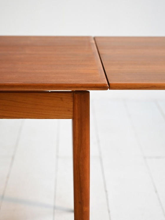 Image 1 of Teak extendable dining table, 1960s
