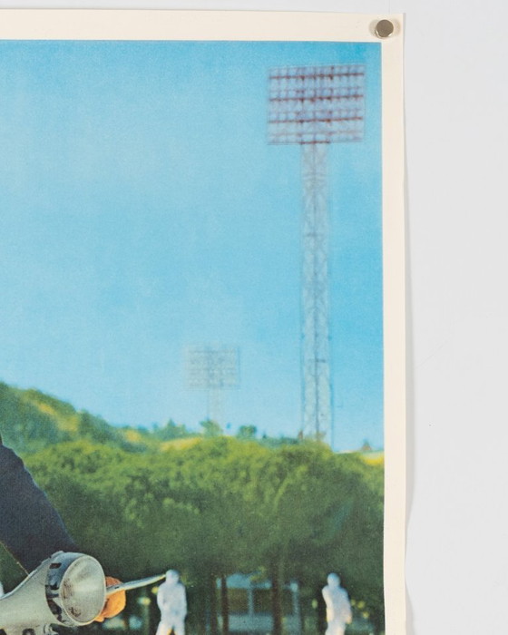 Image 1 of Vespa G.S. – c. 1960 – Original Vintage Advertising Poster – Mid-Century Modern – 100.0x70.0 cm