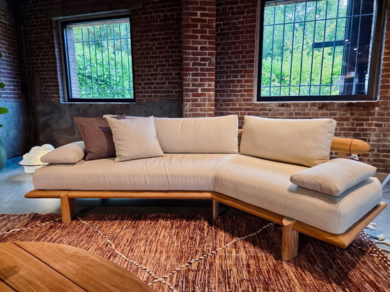 BETACO Livorno Ecksofa (inkl. 2 Kissen) - Für drinnen und draußen – Textile, Wood (photo 4 of 5)