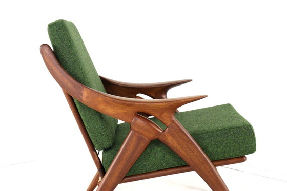 Image 1 of Set di 2 poltrone De Ster de Knoop, rivestite di recente, stile vintage.