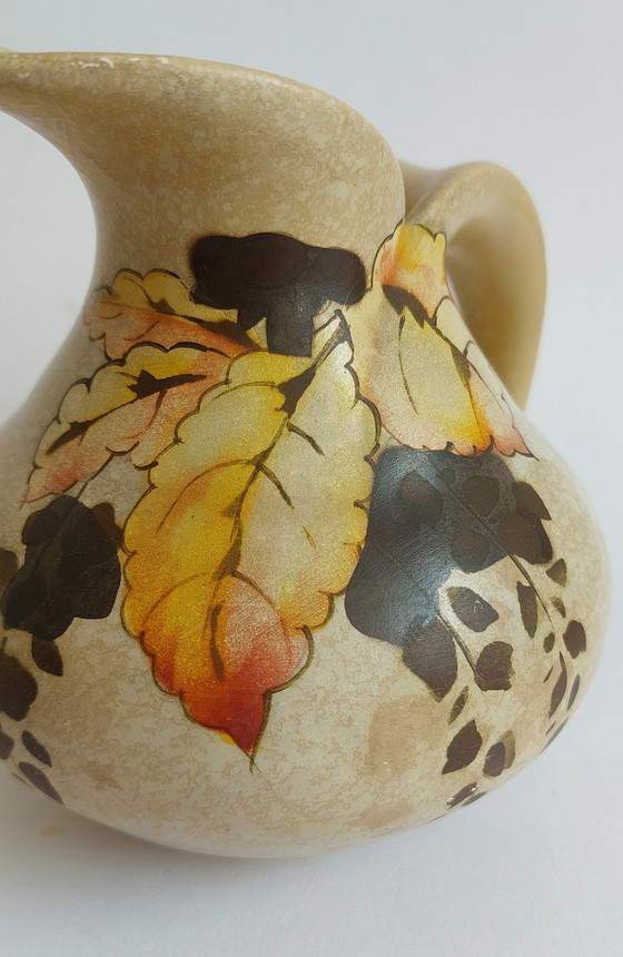 Image 1 of Vintage Brentleigh 1940's English hand painted jug.