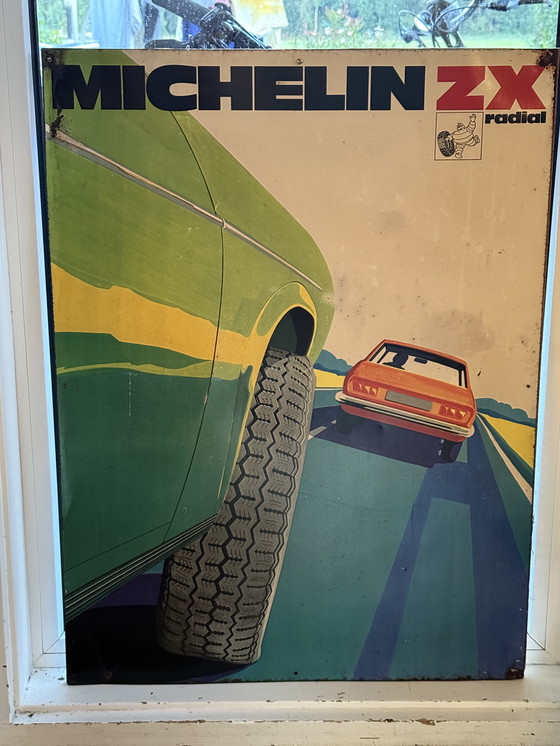 Image 1 of Michelin reclame 70's metaal