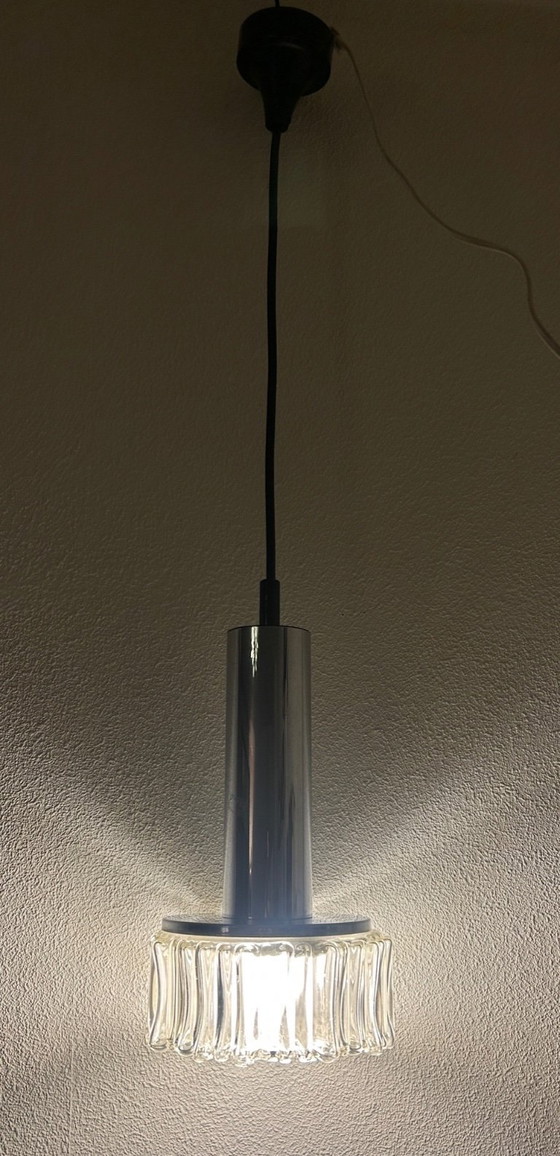 Image 1 of pair of Staff Leuchten bubble pendant lights 