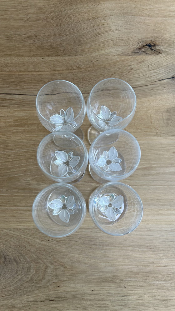 Image 1 of Beautiful Schott Zwiesel La Fleur crystal glass dinnerware