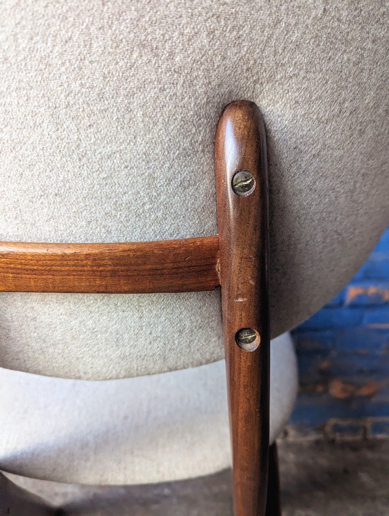 Image 1 of Vintage Teak Scissor Chair - Louis Van Teeffelen - 1960