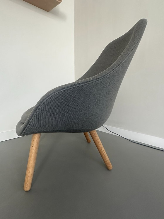 Image 1 of Hay About a Lounge Chair AAL82 con cojín y otomana