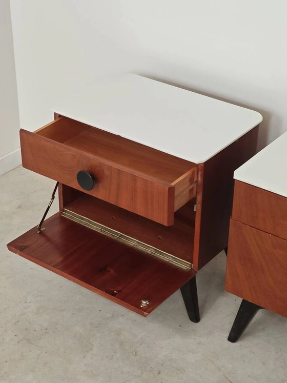 Comodino di Jindrich Halabala per Up Zavody 1950 – Comodini, Wood, Art Deco (photo 12 of 30)