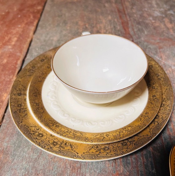 Image 1 of Set van 2 decoratieve retro mokken