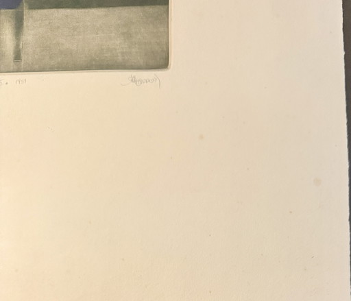 Ets Maurice Pasternak (handgesigneerd en genummerd)