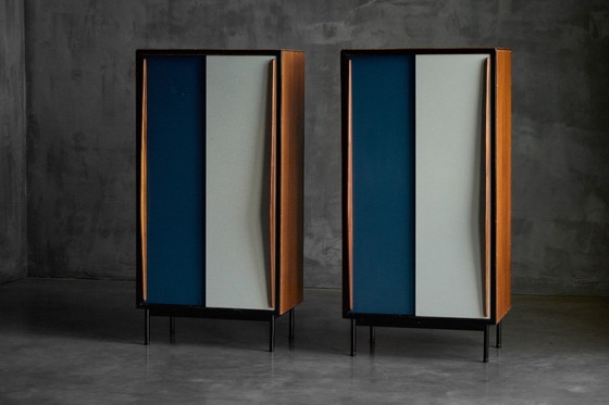 Image 1 of Armadi modernisti di Willy Van Der Meeren per Tubax, Belgio, anni '50