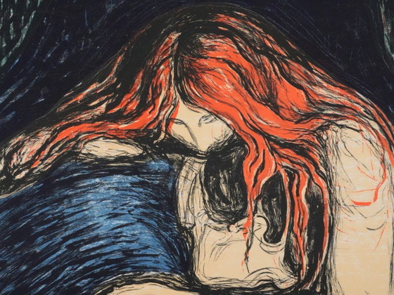 Edvard Munch: Vampire, Signed Lithograph – Lithographs & prints, Paper (photo 5 of 10)