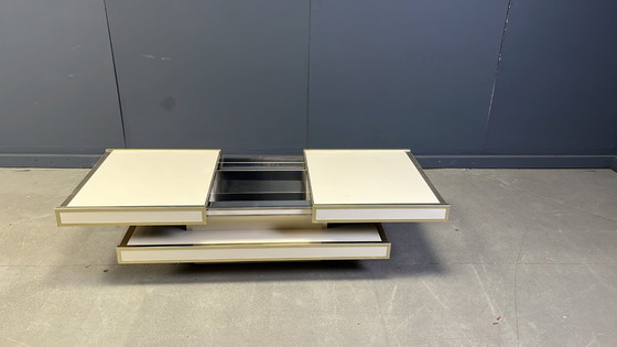 Image 1 of Tavolino da caffè vintage di Willy Rizzo per Mario Sabot, anni '70