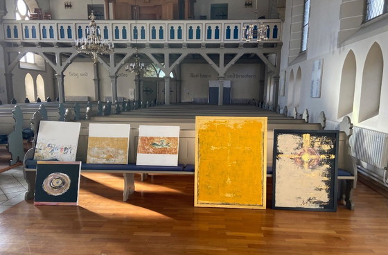 Image 1 of "...sed libera a malo" - Pintura sobre lienzo del artista Stefano