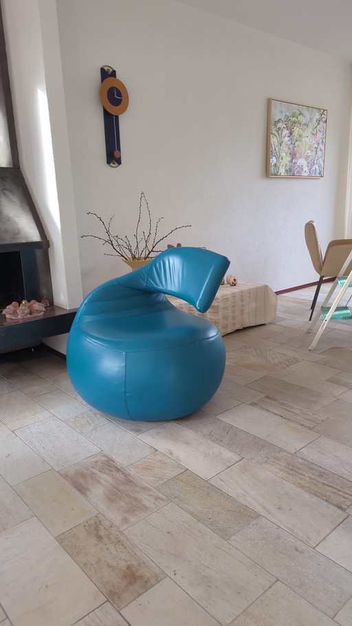 Bellissima poltrona Leolux Swan in pelle! (Girevole)