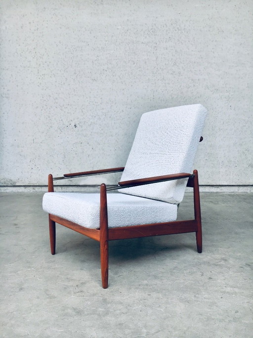 Poltrona Fauteuil in stile scandinavo moderno di metà secolo, Danimarca, anni '60