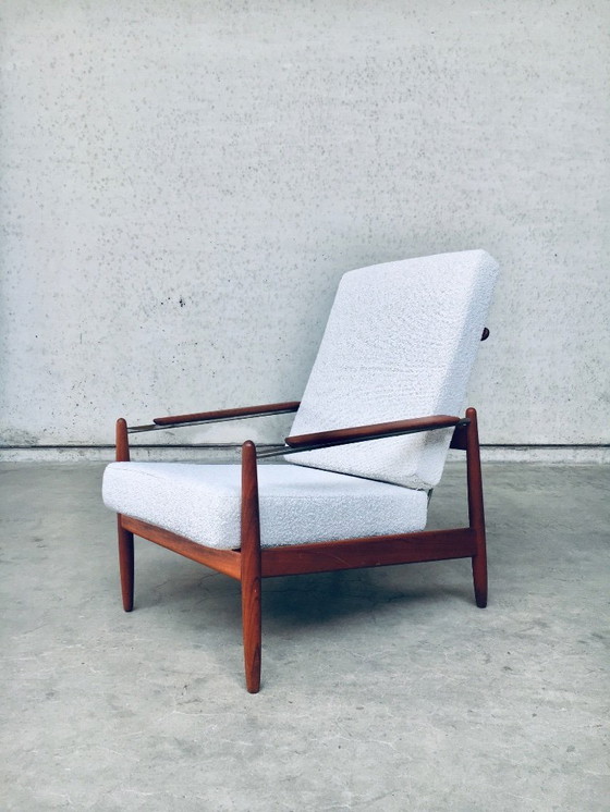 Image 1 of Poltrona Fauteuil in stile scandinavo moderno di metà secolo, Danimarca, anni '60