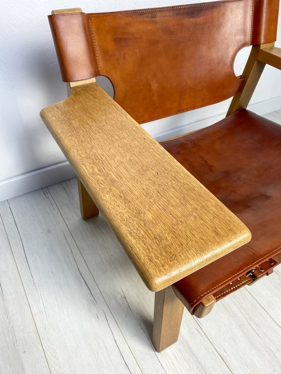 Image 1 of Chaise espagnole en chêne par Børge Mogensen pour Fredericia 50s