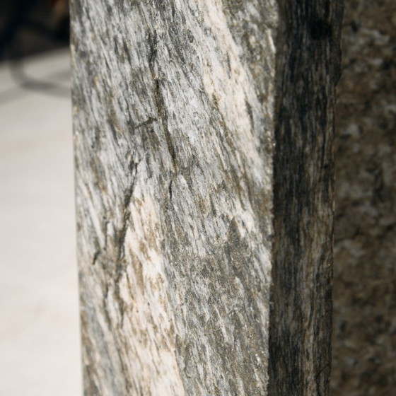 MK10339 Consolle in Vetro e Pietra Ardesia – Console, Stone (photo 9 of 11)