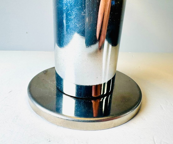 Image 1 of Lámpara de mesa cromada de Motoko Ishii para Staff Leuchten, Alemania, década de 1970