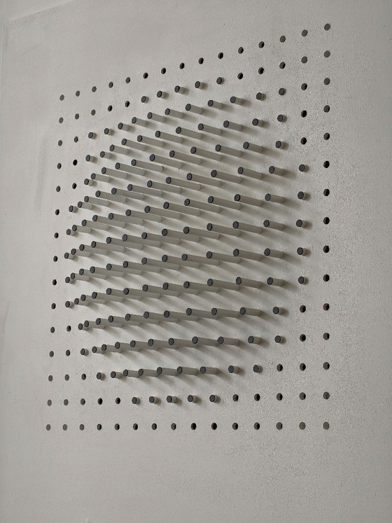 Zero Art Wandrelief, Abstraktes Kunstwerk – Bildhauerei, Mdf, Wood (photo 5 of 12)