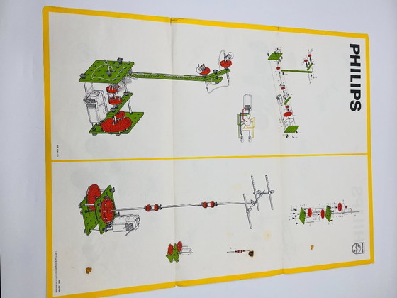 Image 1 of Lot of 11 technical diagrams for Philips games, 1967
