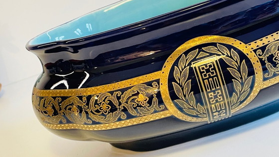 Image 1 of Vaso per piante in ceramica, Sarreguemines, Francia