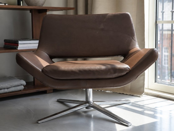B&B Italia Metropolitan ME84 Armchairs – Pair in Brown Gamma Leather (photo 6 of 15)