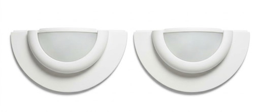 2 Apliques estilo Art Déco Sédap