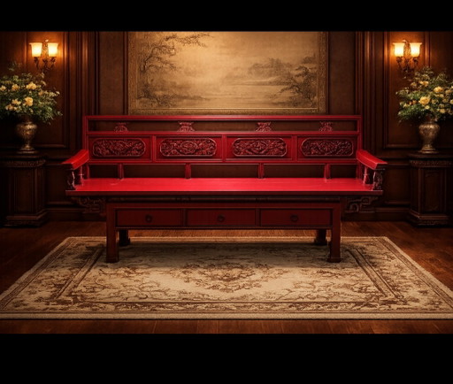 Panca tradizionale cinese / stile Chinoiserie / stile Qing