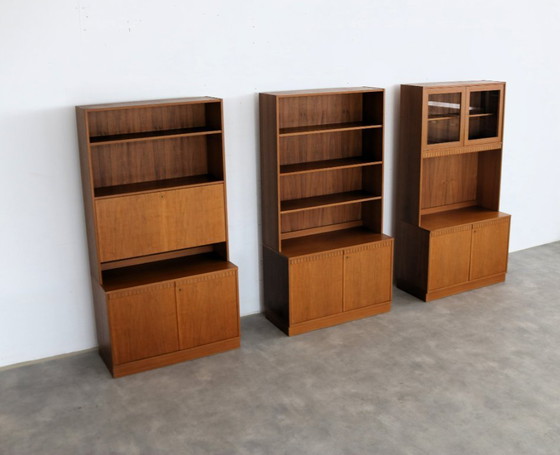 Image 1 of 3x vintage Swedish wall cabinets