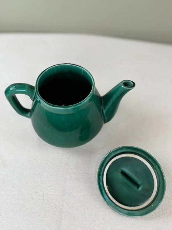 Vintage theepot – Keukenaccessoires, Porcelain, Art Deco (photo 4 of 5)