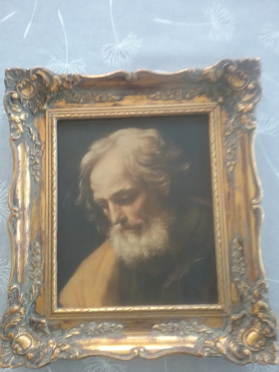 Image 1 of Gemälde mit einer Darstellung des Heiligen Josef, gemalt von Guido Reni, Italien