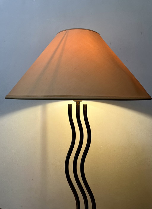 Post Modern Memphis Style Wave Lamp Van Massive 