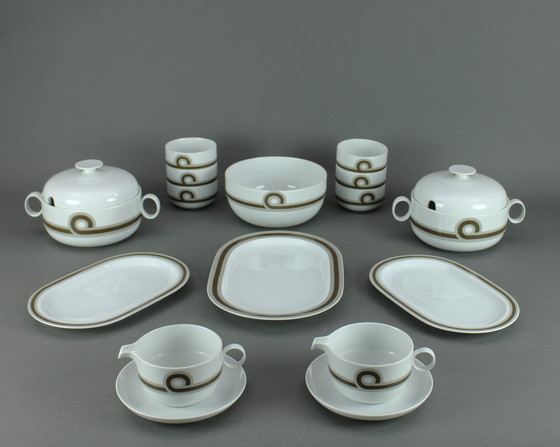 Image 1 of Ambrogio Pozzi (1931-2012) - tableware - Duo Baltic - Rosenthal Studio-Line, Germany - 1968 - Decor design by Rosemonde Naira