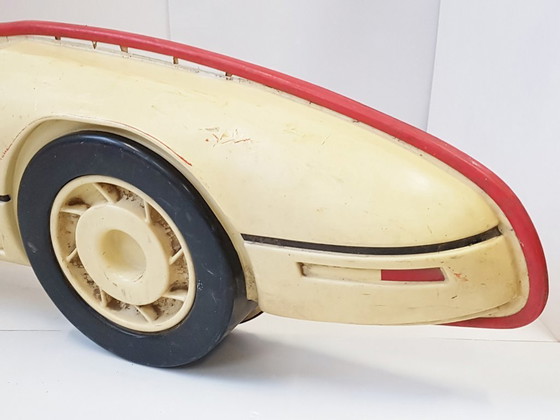 Image 1 of Giant Lamp Sign 232 cm Long Molded Plastic Racing Car 1970 Vintage