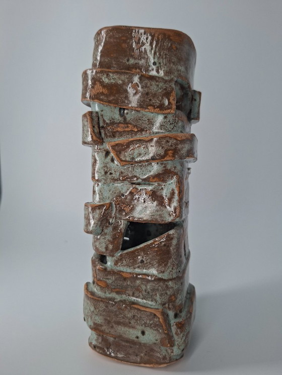Image 1 of Sculpture de style brutaliste en céramique 