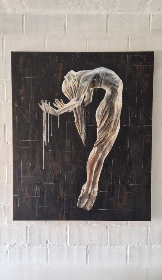 Weightless Surrender - Acrylic On Linen Canvas – Paintings & Drawings (photo 7 of 8)