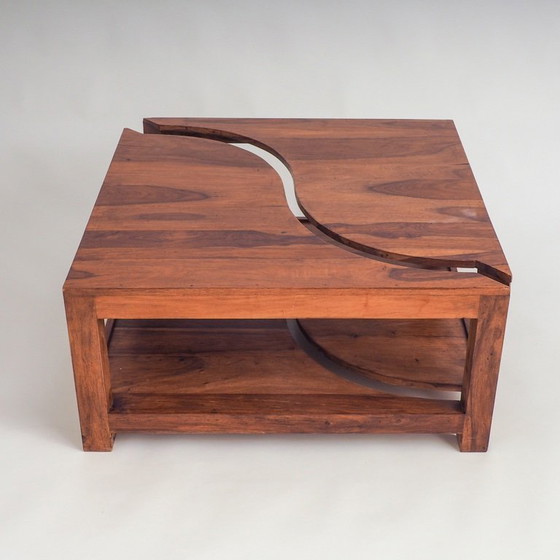 Image 1 of Wooden Yin Yang style Coffee Table