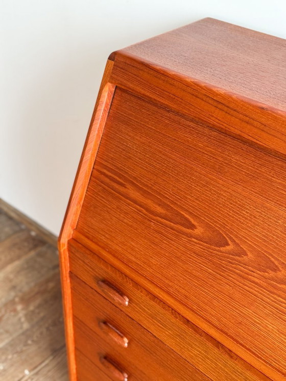 Image 1 of Mid Century Teak Secretary desk 1960s by Dyrlund